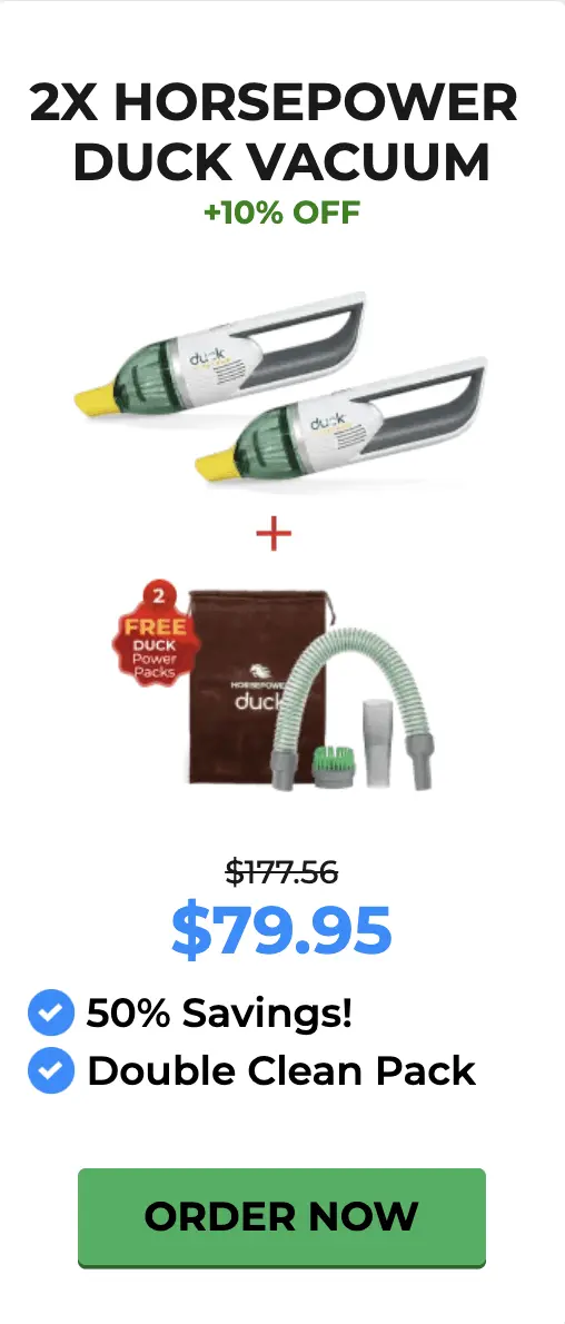 offer on horsepower duck vacuum