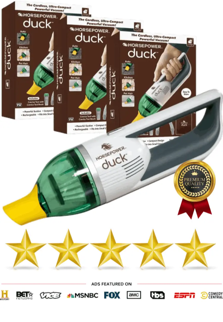 100% money back guarantee horsepower duck vacuum